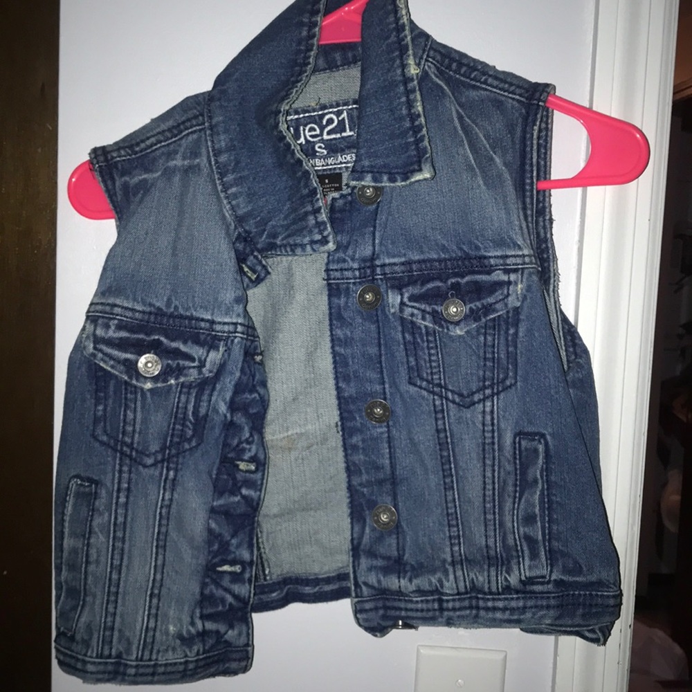 Denim vest